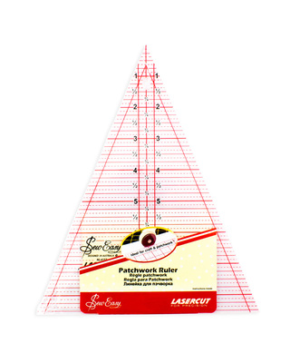 Аксессуары Hemline Линейка-треугольник с углом 45*, градация в дюймах, размер 8 1/2" x 7"