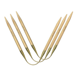 Спицы Addi Спицы чулочные гибкие addiCraSyTrio Bambus Long, №4,5, 30 см, 3 шт