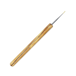 Крючок Addi вязальный с ручкой из оливкового дерева 0.5 мм / 15 см