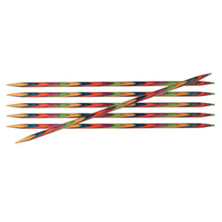 Спицы Knit Pro чулочные 'Symfonie' 2,25 мм/15 см, дерево, многоцветный, 6шт