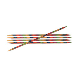 Спицы Knit Pro чулочные 'Symfonie' 2,5 мм/15 см, дерево, многоцветный, 6шт