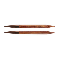 Спицы Knit Pro съемные Ginger 3,75 мм для длины тросика 28-126 см, дерево, коричневый, 2шт