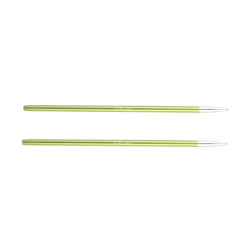 Спицы Knit Pro съемные Zing 3,5 мм для длины тросика 28-126 см, алюминий, хризолитовый (зеленый) 2шт