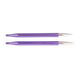 Спицы Knit Pro съемные 'Zing' 3,75 мм для длины тросика 20 см, алюминий, аметистовый (фиолетовый) 2шт