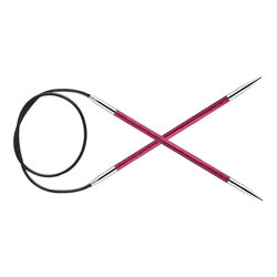 Спицы Knit Pro круговые "Royale" 4мм 100см, ламинированная береза
