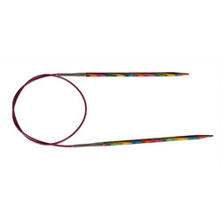 Спицы Knit Pro круговые "Symfonie" 2,25мм/40см, дерево, многоцветный