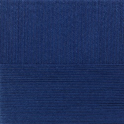 Пряжа Пехорка Классический хлопок (100% мерсеризованный хлопок) 5х100г/250м цв.571 синий