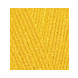 Пряжа Alize Lana Gold (49% шерсть, 51% акрил) 5х100г/240м цв.216 желтый