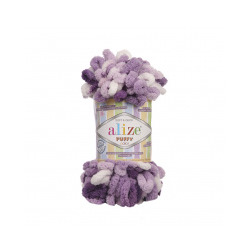 Пряжа Alize Puffy color (100% микрополиэстер) 5х100г/9м цв.5923