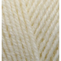 Пряжа Alize Alpaca Royal (30% альпака, 15% шерсть, 55% акрил) 5х100г/280м цв.001 кремовый