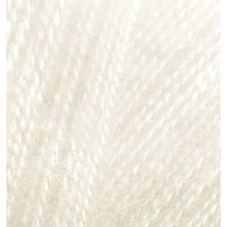 Пряжа Alize Angora Real 40 (40% шерсть, 60% акрил) 5х100г/480м цв.067 молочно-бежевый