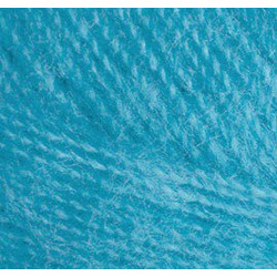 Пряжа Alize Angora Real 40 (40% шерсть, 60% акрил) 5х100г/480м цв.245 морская волна