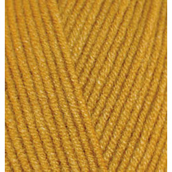 Пряжа Alize Cotton gold (55% хлопок, 45% акрил) 5х100г/330м цв.002 горчичный