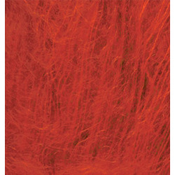 Пряжа Alize Kid Royal (62% кид мохер, 38% полиамид) 5х50г/500м цв.056 красный