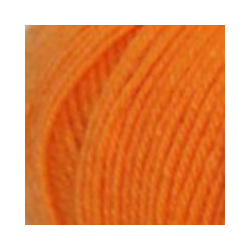 Пряжа Пехорка Детский каприз (50% мериносовая шерсть, 50% фибра) 10х50г/225м цв.485 желто-оранжевый