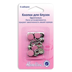 Аксессуары Hemline Кнопки для блузок ,11мм ,розовый