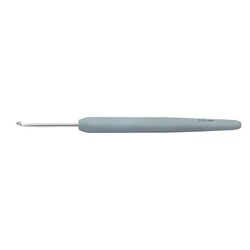 Крючок Knit Pro для вязания с эргономичной ручкой "Waves" 2,25мм, алюминий, серебристый