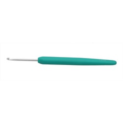 Крючок Knit Pro для вязания с эргономичной ручкой "Waves" 2,5мм, алюминий, серебристый