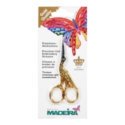 Аксессуары Madeira Ножницы для вышивания "Аист" (позолота 22 карата)