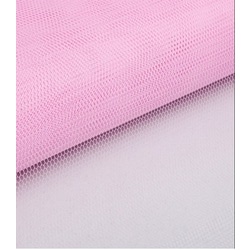 Ткань Фатин жесткий, 4-18 (180 см.) розовый