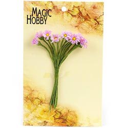 Цветы бумажные MAGIC HOBBY уп.12шт